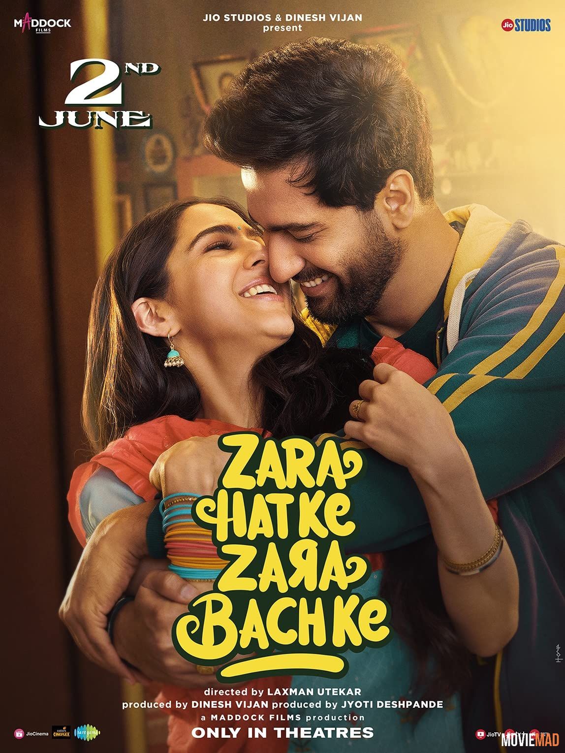 Zara Hatke Zara Bachke (2023) Hindi pDVDRip Full Movie 720p 480p Movie download